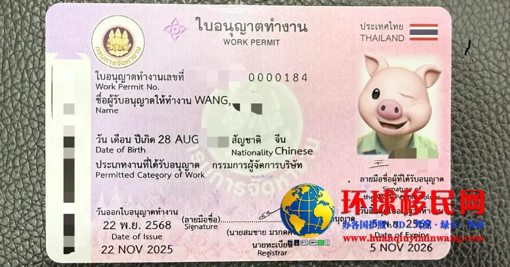 泰国绿卡样本