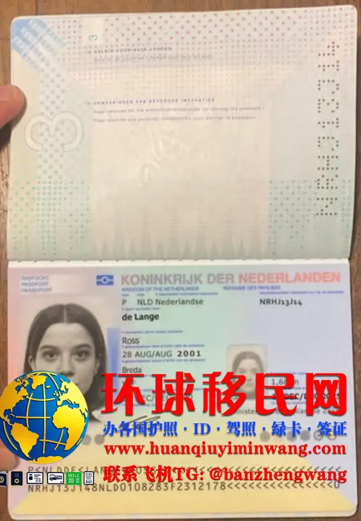 荷兰护照样本