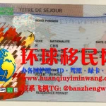 卢森堡居留卡正面样本