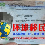 芬兰居留卡正面高清图片