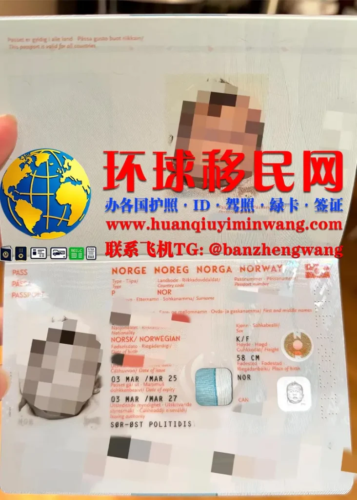 挪威护照样本