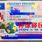 斯洛伐克驾照正面